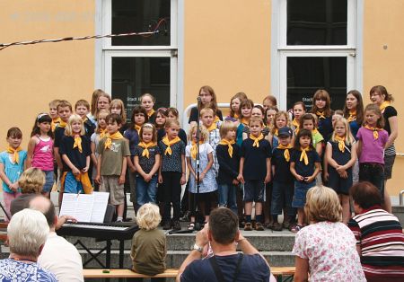 Der Kinderchor an St. Margareta